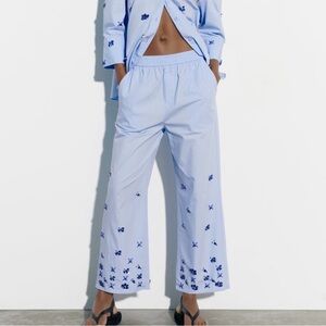 Zara jeweled ankle pants